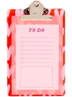 PLANER DZIENNY Z PODKŁADKĄ I KLIPSEM Lista Zadań Zakupów A5 80 Kartek