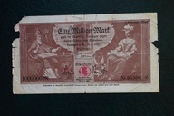 Banknoty Niemcy Lauingen 1000000 marek 1923 rok b.rzadki !!!