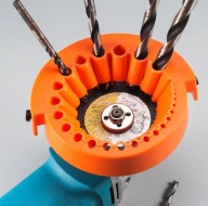 Ostrzałka do wierteł 0.1–12.5mm – adapter do ostrzenia na szlifierkę kątową