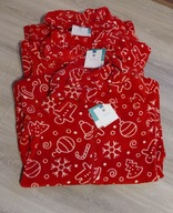 Zestaw 3 polarowych kombinezonów świątecznych Boże Narodzenie Święta M M S