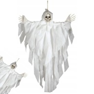 DEKORACJA NA HALLOWEN SZKIELET BIAŁY WISZĄCY DUCH HALLOWEEN DUŻY XXL