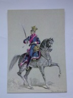 Pułk lekkokonny Gwardii Napoleona - Oficer rys Andrzej Jeziorkowski 1978