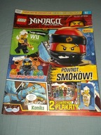 LEGO NINJAGO 1/2019 Powrót smoków 2 plakaty, Komiksy,Labirynty,gry,zabawy