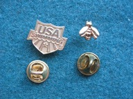 ODZNAKI PSZCZÓŁKA MINIATURA I SWIMMING - PŁYWANIE Z USA SZT. 2