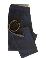 SPODNIE WIZYTOWE CHŁOPIĘCE GRANATOWE ROZ . 170 (13-14 lat )