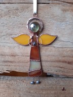 „Aniołek przywieszka ” nr J ) witraż Tiffany, IDEALNY PREZENT .