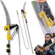 PIŁA DO GAŁĘZI TELESKOPOWA RĘCZNA Z SSEKATOREM NA TRZONKU 3,75M OGRODOWA