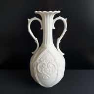 Wiktoriański wazon parian ware – porcelana biskwitowa, Anglia, XIX/XX w
