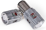 P21/5W LED 5 CREE XPE ŻARÓWKA BAY15D CZERWONA 360°