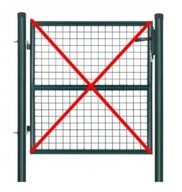 Słupki do bramki ogrodowej SONGMICS GGD150G 150 CM