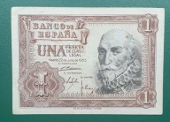 Banknot 1 peseta 1953. Hiszpania