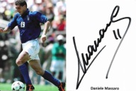 Autograf Daniele Massaro, Włochy MŚ82 złoto, Milan