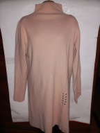 Sukienka dzianinowa Bluoltre M/L 40/42 tunika łososiowa