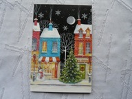 KARNET Z CHOINKĄ I BALWANKIEM