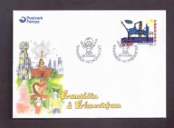 Wyspy Owcze - 2000 rok - FDC Koperta - znaczki nr 369
