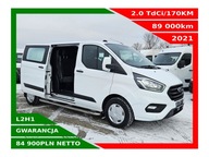FORD TRANSIT CUSTOM L2H1 2,0 TDCI/170KM KLIMA TEMPOMAT CZUJNIKI