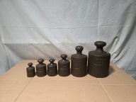 Stare odważniki handlowe - zestaw 0.5-10kg