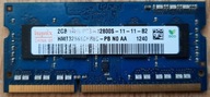 Pamięć RAM DDR3 HYNIX 2GB 1Rx8 PC3-12800S-11-11-B2