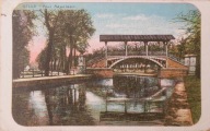 Stara pocztówka Lille Pont Napoleon Feldpost 1918