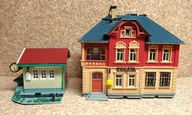 Kolejka TT 1:120 – Budynek Poczty + Zabudowa Stacyjna – Makieta