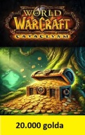 WOW -MOP CLASSIC - Server SHEK'ZEER - 20.000 GOLD - ALLIANCE - 20000 GOLD