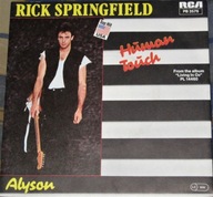 Rick Springfield – Human Touch / Alyson - blue 7" EX