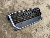 ATRAPA ZDERZAKA GRILL AUDI Q2 81A LIFT S-LINE 19- SATYNA CHROM RAMKA PRZÓD
