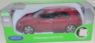 Volkswagen Golf 8 GTI Welly NEX 1:34-39 | Metalowy Model | Czerwony | NOWY