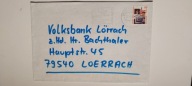 Koperta z obiegu. Kasownik. 04484