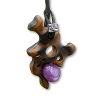 Wisiorek- Czereśnia i agat – biżuteria inspirowana naturą dla niej, prezent