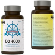 Navigator Witamina D3 4000 IU Complex ADEK 120 kapsułek