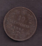 Włochy - 10 Centesimi 1867 rok