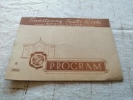 Bielsko-Biała Teatr Polski Bielsko-Cieszyn Program 1953 Powrót posła