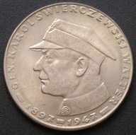 Polska 10 złotych 1967 - generał Karol Świerczewski - stan 1/2