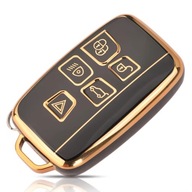 Czarno-złote etui na kluczyk LAND ROVER RANGE ROVER JAGUAR XE XF XJ