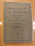 Kalendarzyk Sióstr Rodziny z Nazaretu 1925 rok