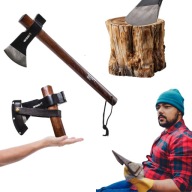 SIEKIERA SIEKIERKA TOPOREK Z POKROWCEM KUTA STAL TRZONEK HIKOROWY 545 G