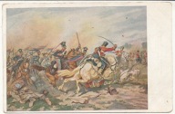 J.Kossak Poznańscy Ułani 1831 r.Potyczka wyd Sphinx.