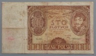 100 złotych z 1934 roku seria BG. , z okresu II RP ,
