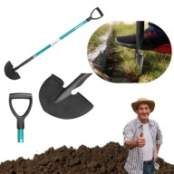 SZPADEL NÓŻ OGRODOWY DO KRAWĘDZI TRAWNIKA TRAWY DARNI OBCINAK METALOWY