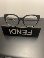 okulary korekcyjne Fendi FE50010I czarno złote