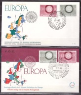 Belgia CEPT Europa koperty FDC 1960 (1)