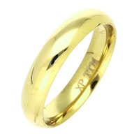 80796 Pierścionek obrączka złota stal chirurgiczna średnica 21 mm