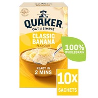 Quaker Banana Płatki owsiane 10x36g
