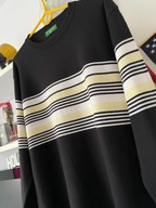 SW Le SHARK CZERŃ W ŻÓŁTE I BIAŁE PASY sportowy XL