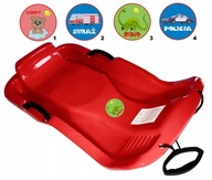 SANKI PLASTIKOWE DLA DZIECI Z OPARCIEM HAMULCEM UCHWYTEM NA ŚNIEG ZIMĄ HIT