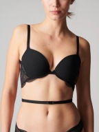 SIMONE PERELE stanik KARMA gołe plecy 70C 75B czarny NOWY z metką + pudełko
