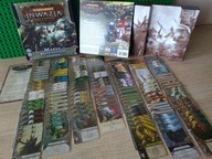 Marsz Potępionych PL; 100% komplet (+protektory) WARHAMMER Inwazja LCG