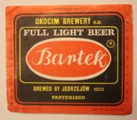 ETYKIETA - BROWAR OKOCIM - JĘDRZEJÓW - FULL LIGHT BEER Bartek