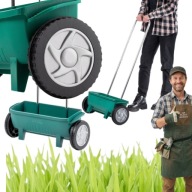 SIEWNIK RĘCZNY DO TRAWY ROZSIEWACZ NAWOZU DO NASION SOLI WARZYW 12L 110CM